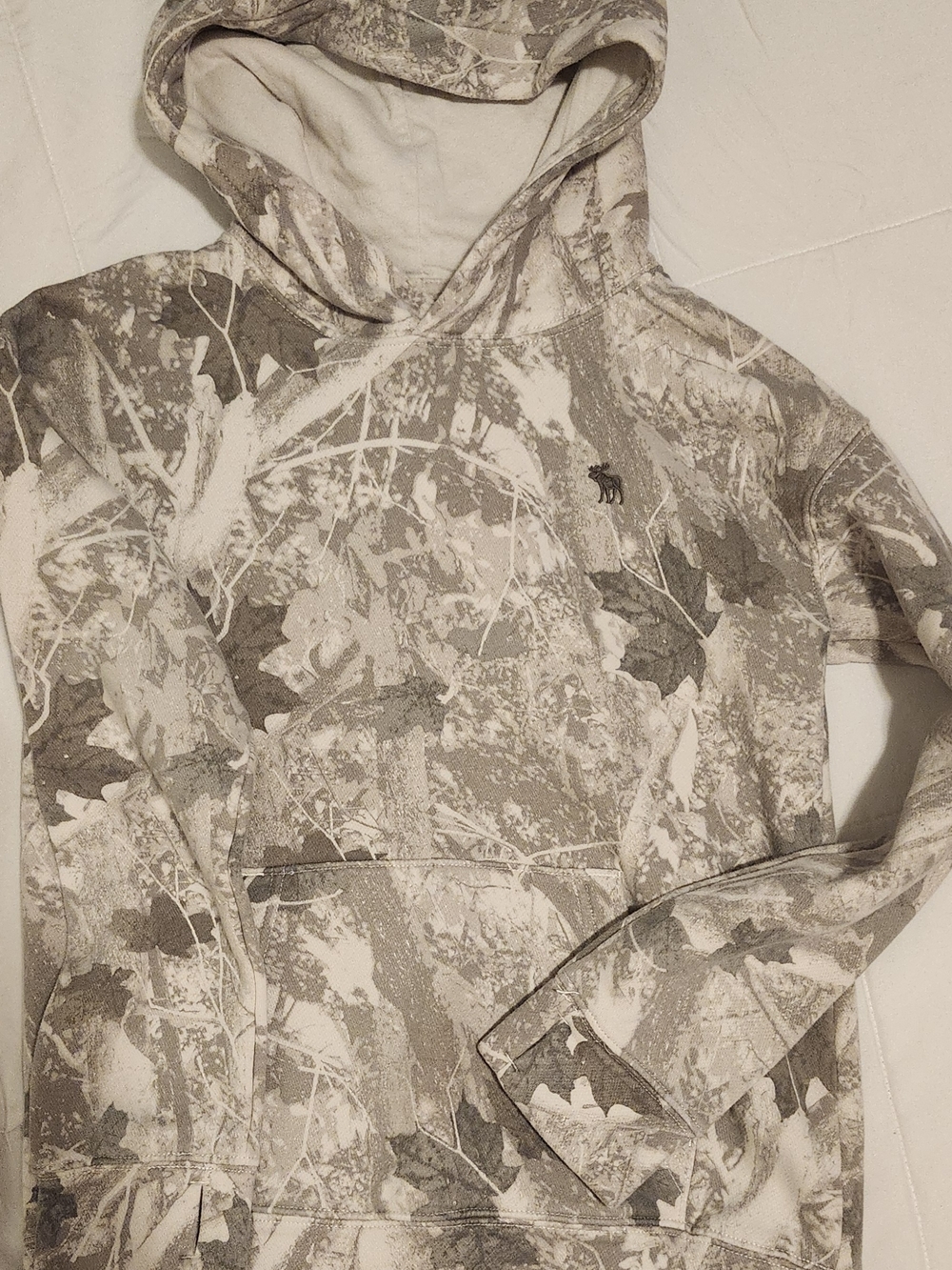 abercrombie kids Beige and Brown Camo Hoodie Set